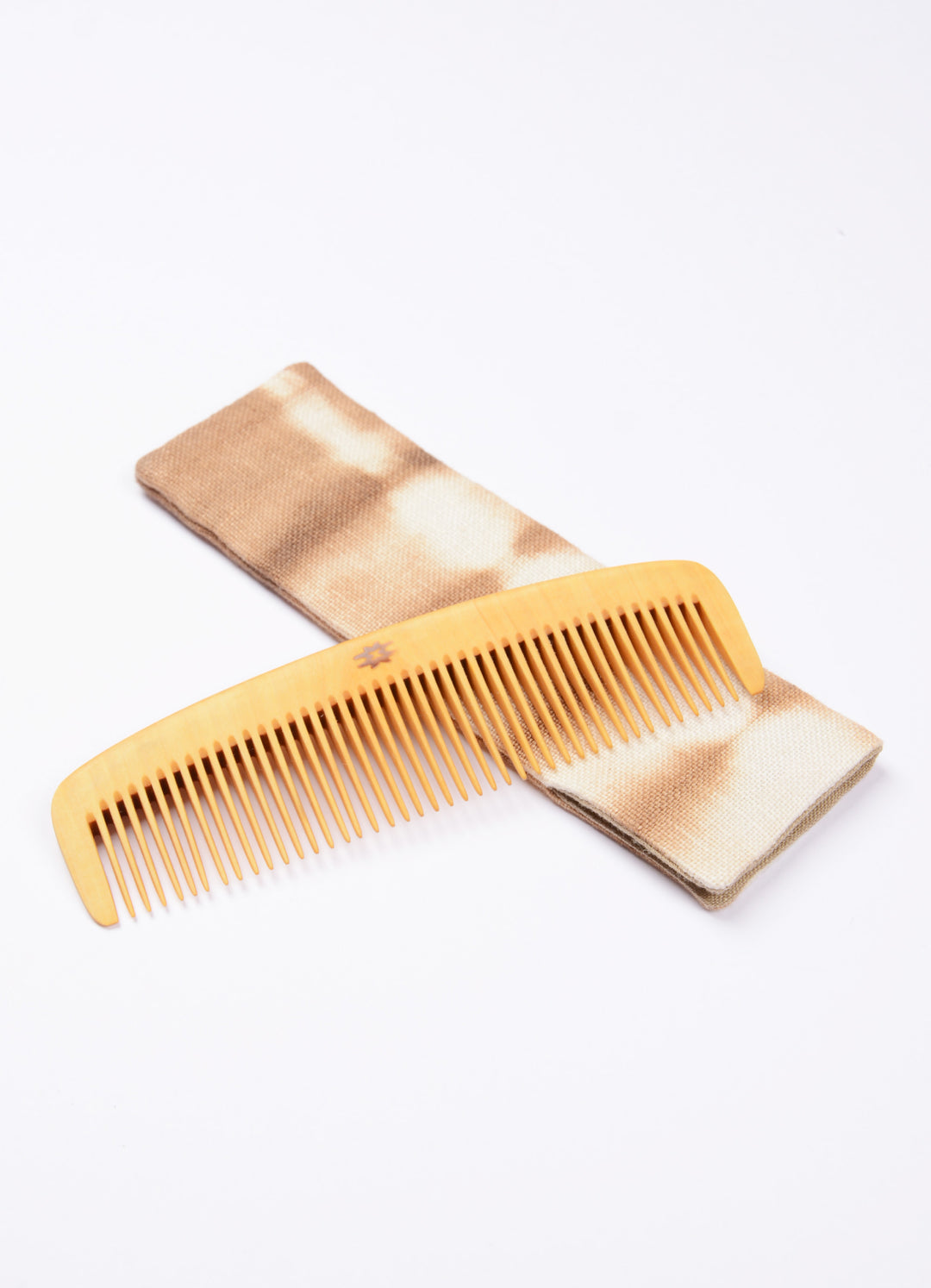 Satsuma Tsuge Comb with Tea-Dyed Case