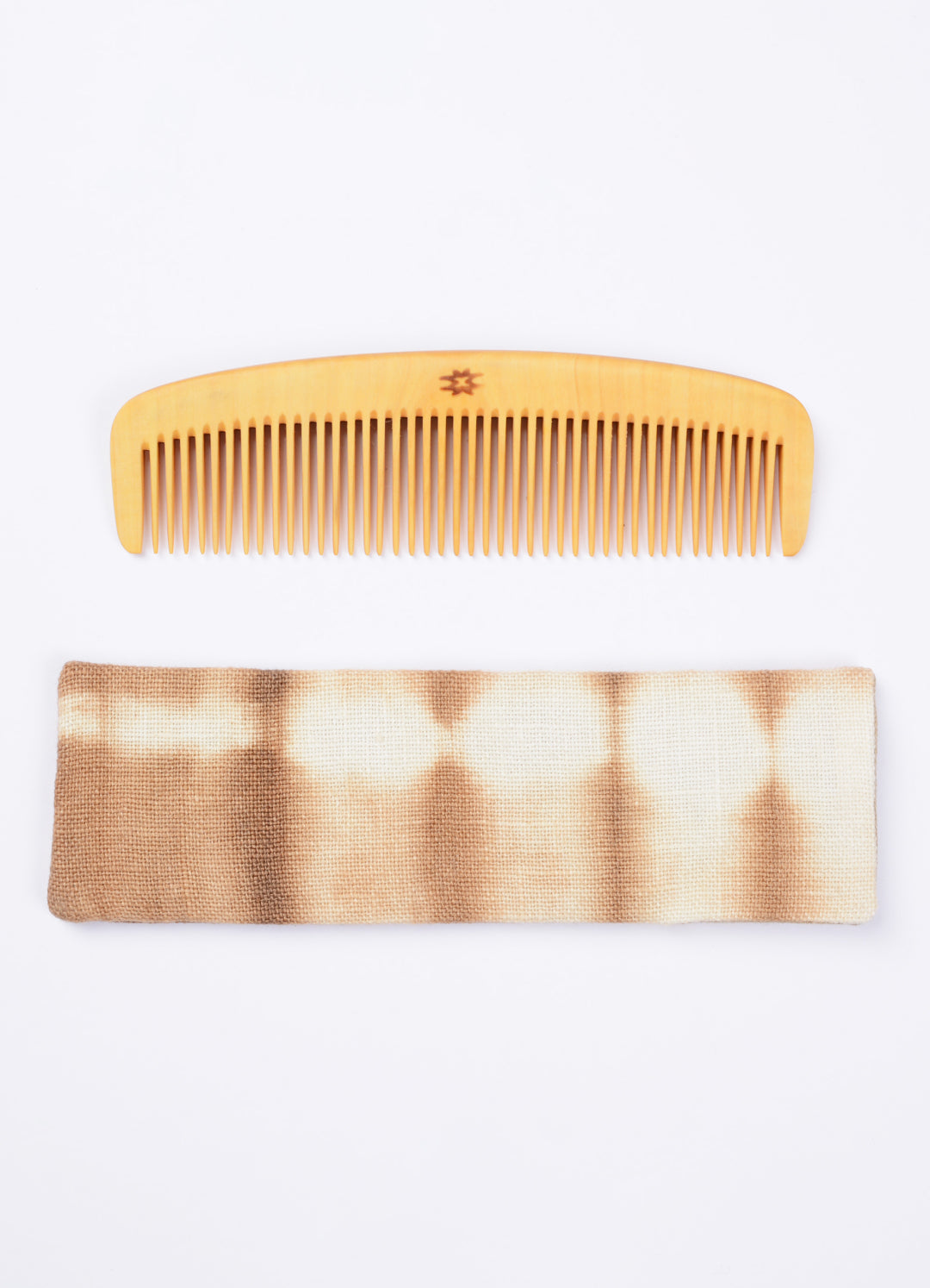 Satsuma Tsuge Comb with Tea-Dyed Case